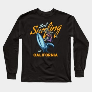 Surfing California Long Sleeve T-Shirt